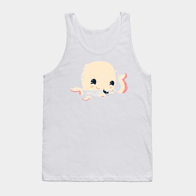 Adorable Octopus Battle Tank Top by ryderdoty